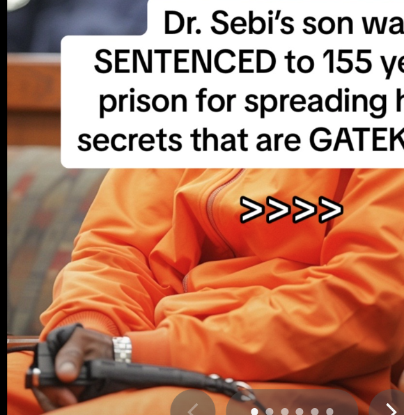 Fact Check Photo Does NOT Show Son Of Dr. Sebi On Trial It's An AI